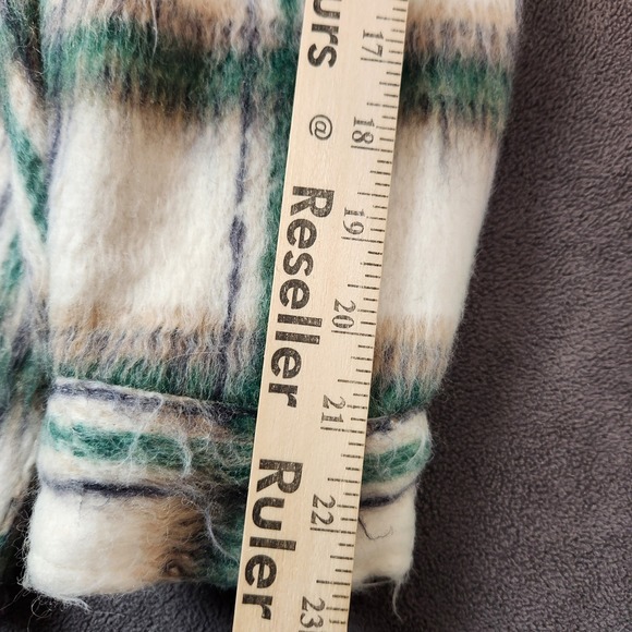 Forever 21 Donald Duck Disney Embroidered‎ Plaid Jacket Mens Small Button Up - Picture 10 of 11